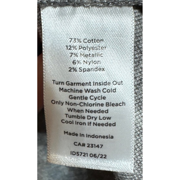 Talbots Classic Elegant Shimmer Top Size 3X Soft Glam Mob Wife Lite Holidaycore - Picture 5 of 7